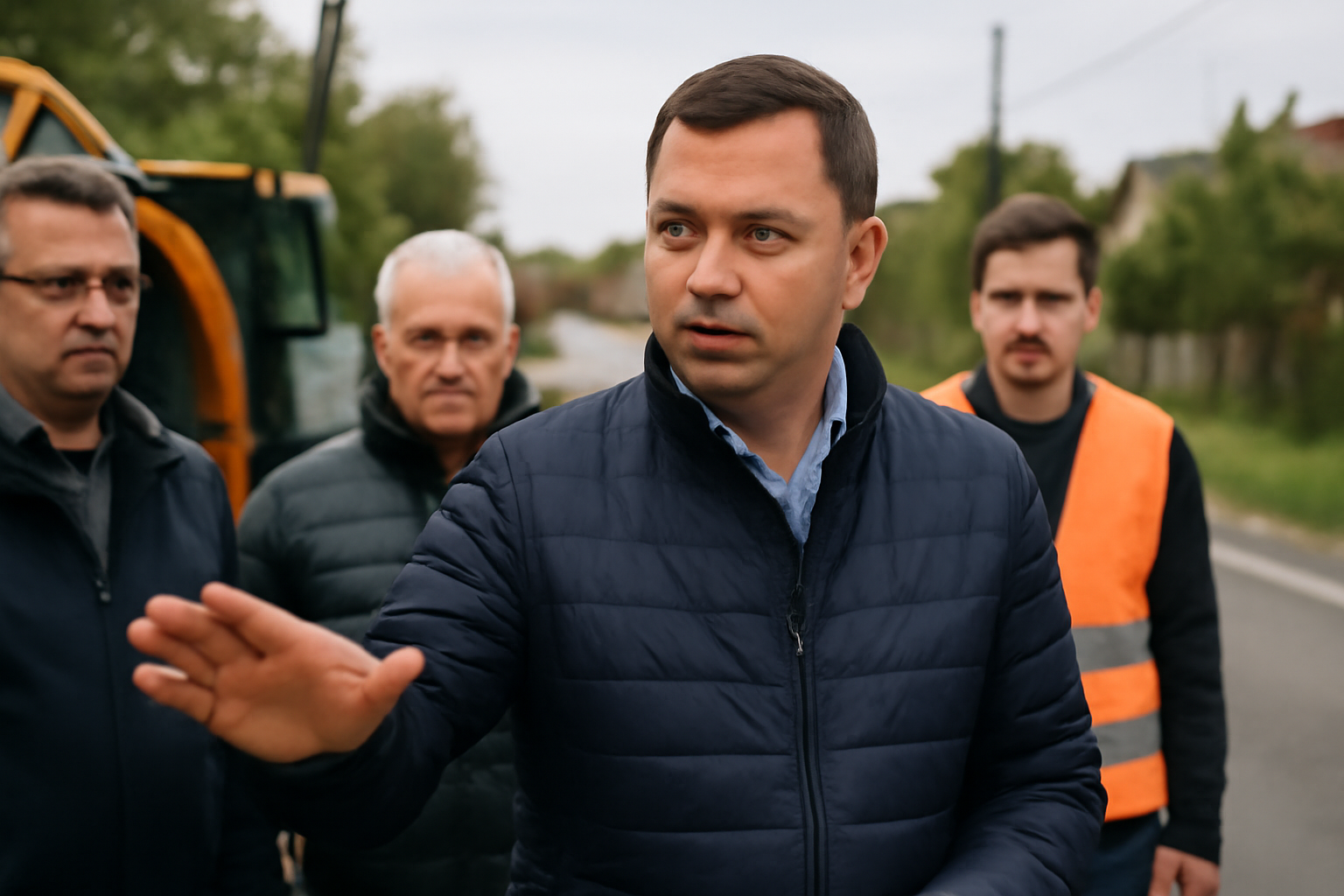 Corneliu Ștefan, președintele CJ Dâmbovița, coordonează reluarea alimentării cu apă în Moreni