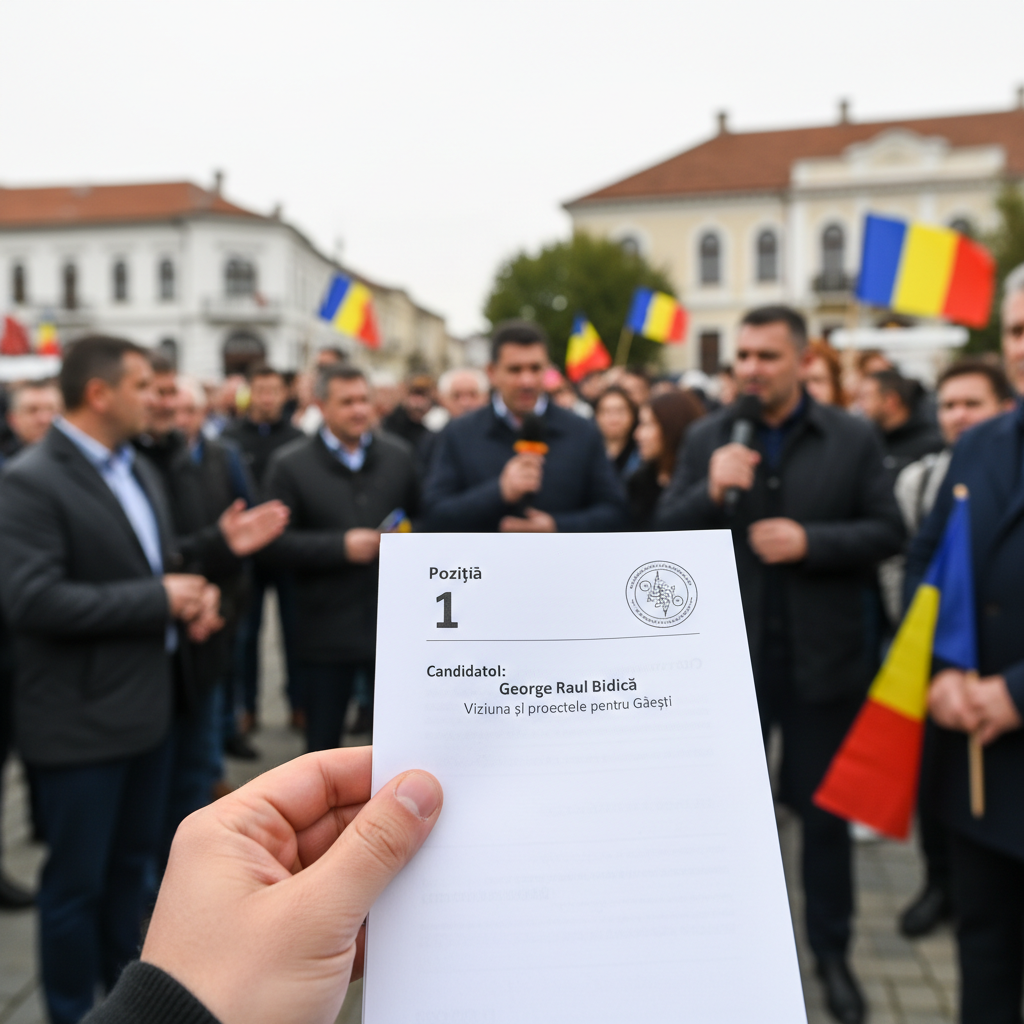 George Raul Bidică – Viziunea și Proiectele Candidatului de pe Poziția 1 pe Buletinul de Vot pentru Găești