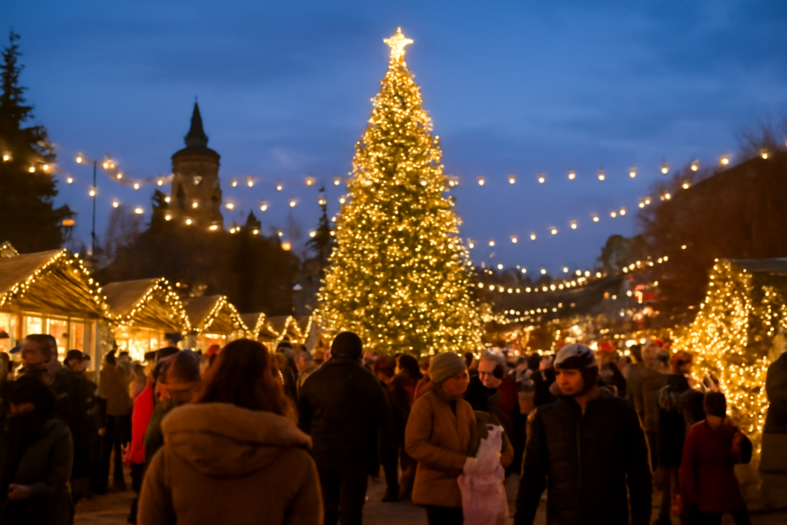 Magia Sărbătorilor prinde viață în Piața Tricolorului
